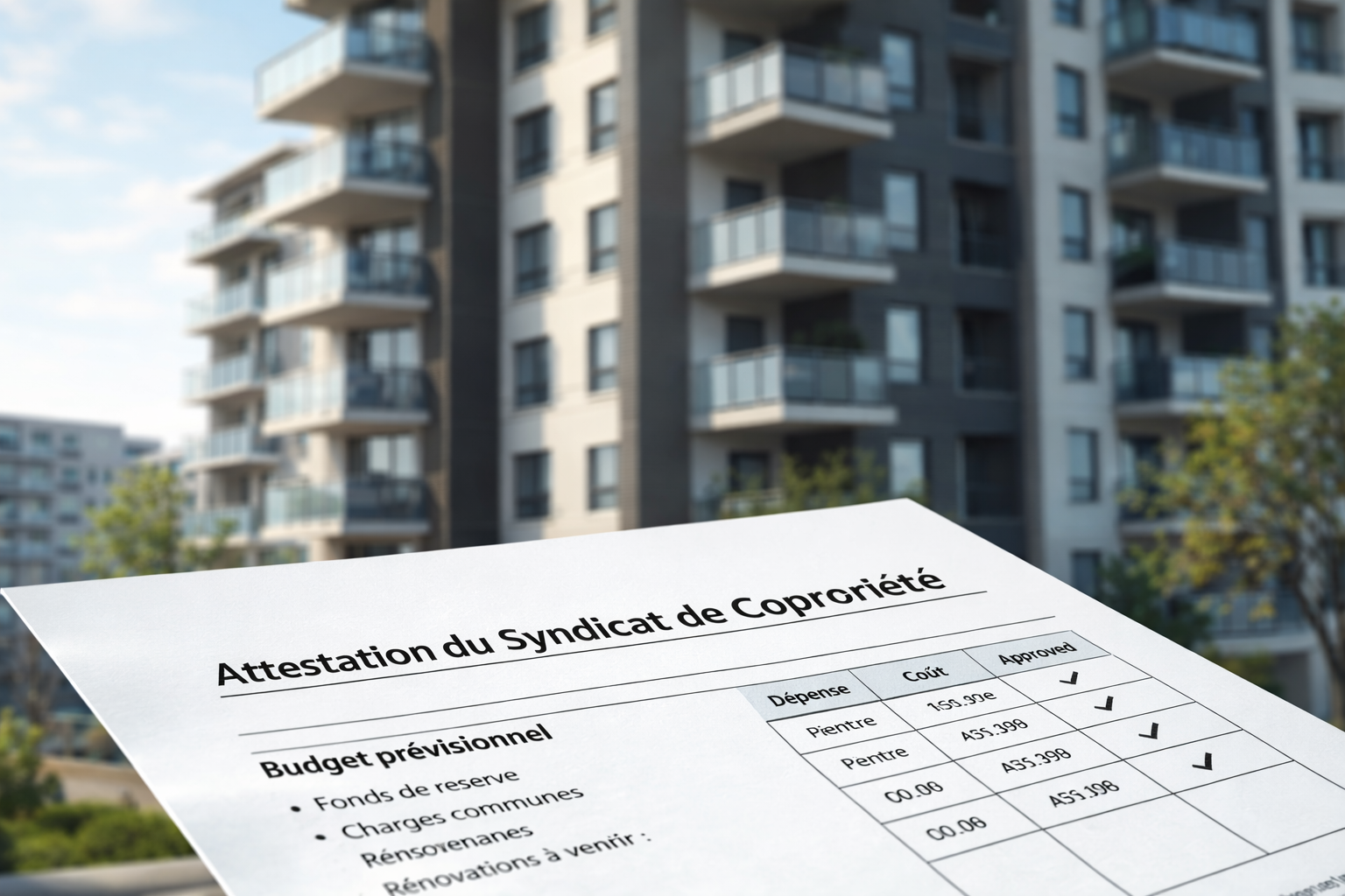 Nouvelle attestation obligatoire en copropriété